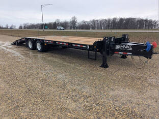 2026 Behnke Trailers 8.5'X21'+6' 40K Air Brake Deckover Trail