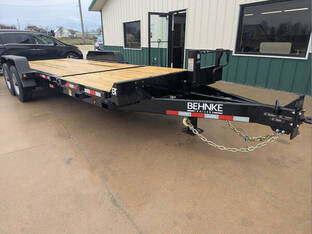 2026 Behnke Trailers 7'X16'+6' 24K Tilt Equipment Trailer