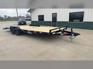 2026 Sure Trac 7'X24' Car Hauler 10K Wood Deck