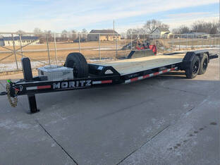 2026 Moritz 7'X22' 16K Power Tail Equipment Trailer