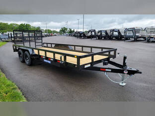 2026 Sure Trac 7'X20' 10K Tube Top Utility Trailer