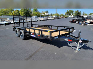 2026 Sure Trac 7'X16' 10K Tube Top Utility Trailer