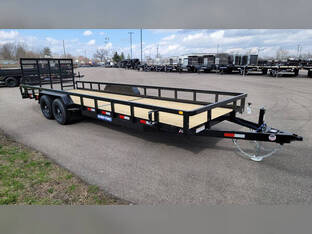 2026 Sure Trac 7'X24' 10K Tube Top Utility Trailer