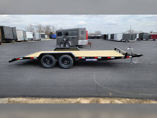 2026 Sure Trac 7'X18' 7K Wood Deck Car Hauler Trailer