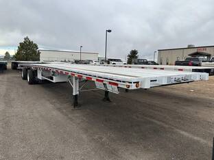 2018 MAC 53' ALL ALUMINUM FLATBED, FIXED SPREAD A