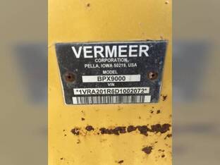 Vermeer Mfg. Co. BPX9000