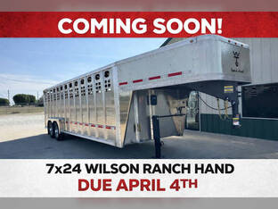 2027 Wilson Trailer 24' Livestock Ranch Hand Trailer