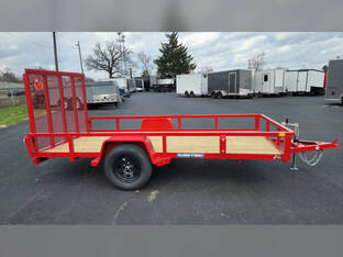 2026 Sure Trac 6'X12' 3K Tube Top Utility Trailer
