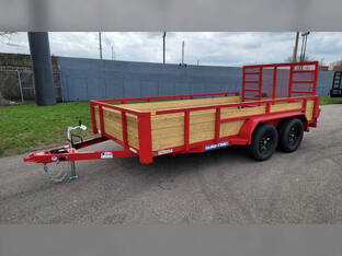 2026 Sure Trac 7'X14' 7K Three Board Utility Trailer