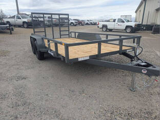 2026 Sure Trac 7'X16' Tube Top 7K Ladder Gate Utility T