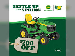 2025 John Deere X700's