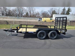 2026 Sure Trac 6'X12' 7K Tube Top Utility Trailer