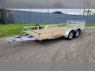 2026 Sure Trac 7'X16' 7K Aluminum Tube Top / Spare / Bi