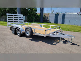 2026 Sure Trac 7'X16' 7K Aluminum Tube Top / Spare / Ut