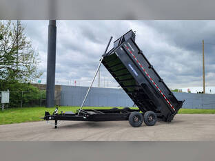 2026 Sure Trac 7'x16' 16k Tele / 4' High Side / Dump Tr