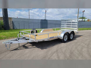 2026 Sure Trac 7'X16' 7K Aluminum Tube Top / Spare / Ut