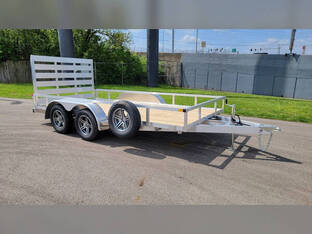 2026 Sure Trac 7'X14' 7K Aluminum Tube Top / Spare / Ut