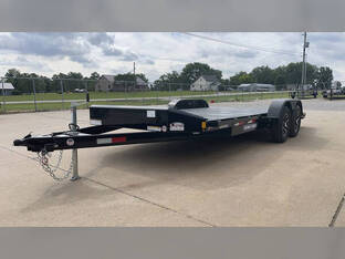 2026 Sure Trac 7'X18' Car Hauler 7K Steel Deck