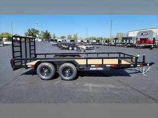 2026 Sure Trac 7'X16' 10K Tube Top Utility Trailer