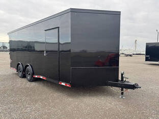 2026 United Trailers 8.5'X20' 14K UXTV Black/Blackout 7' Inte
