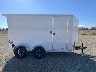 2026 United Trailers 6'X12' UJ 7K White 6'6