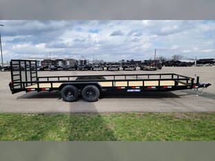 2026 Sure Trac 7'X24' 10K Tube Top Utility Trailer