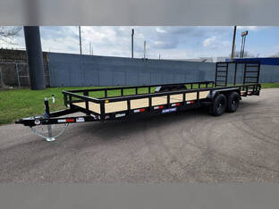 2026 Sure Trac 7'X24' 10K Tube Top Utility Trailer