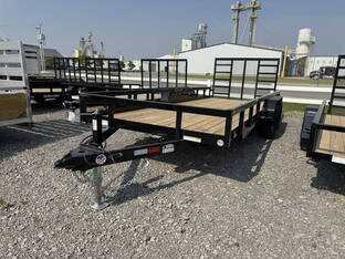 2025 Sure Trac 7'X18' Tube Top Utility Trailer