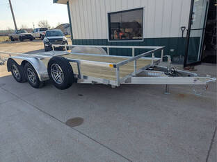2026 Sure Trac 7'X16' Tube Top 7K Alum Utility Trailer
