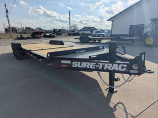 2026 Sure Trac 7'X16'+6' Equipment Trailer 15.4K Tilt P