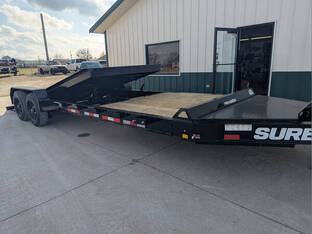 2026 Sure Trac 7'X16'+6' Equipment Trailer 17.6K Tilt