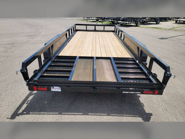 2026 Sure-Trac 7'x18' 10k tube top / spare / utility tr