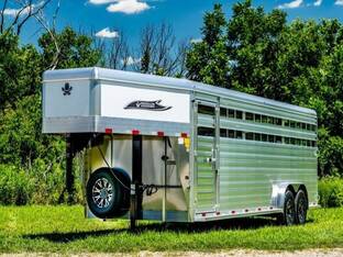 2026 Titan Aluminum Gooseneck Livestock 28'