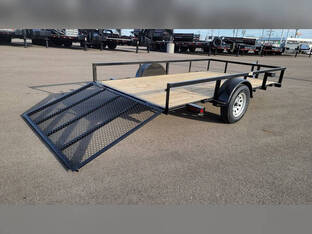 2026 Texas Bragg 6.5'X12' 3K Tube Top Utility Trailer