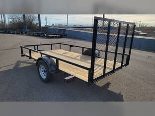 2026 Texas Bragg 6.5'X12' 3K Tube Top Utility Trailer