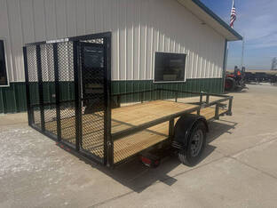 2026 Texas Bragg 6.5'X12' 3K Tube Top Utility Trailer