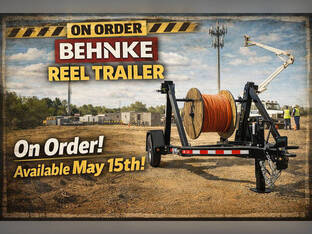 2026 Behnke Trailers RT700E Reel Trailer 7K