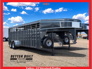 2026 Calico Livestock Gooseneck Stock Trailer