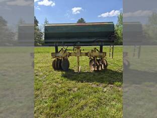 PRIME 8 Blade levee plow with 10ft seeder