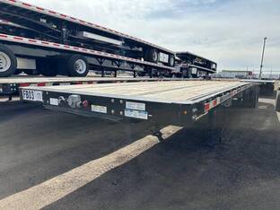 2019 MANAC 48' SPREAD AIR STEEL FLATBED, WOOD DECK,