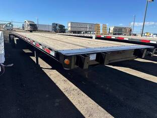 2013 Direct Trailer 45' STEEL FLAT BED W FORKLIFT KIT