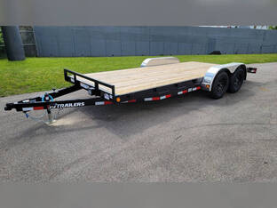 2026 PJ 7'X18' 7K Wood Deck Car Hauler