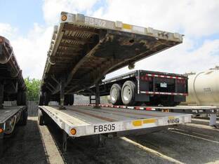 2004 Utility 53X102 COMBINATION FLATBED SPREAD AXLE A