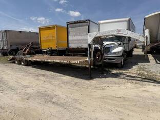 2002 Custom Built GOOSNECK LOWBOY TRAILER