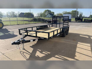 2026 Sure Trac 7'X16' Tube Top 7K Ladder Gate Utility T