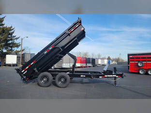 2026 PJ 7'X14' 15.4K Scissor Dump Trailer