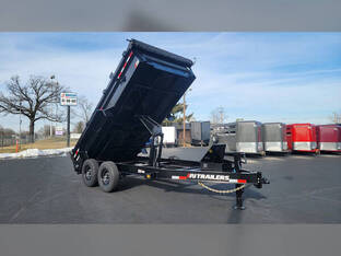 2026 PJ 7'X14' 15.4K Scissor Dump Trailer