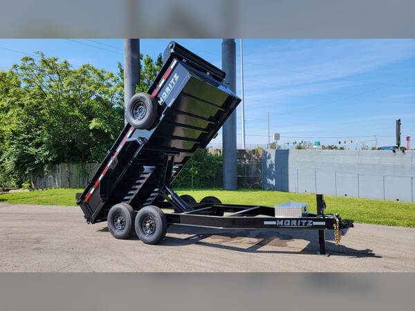 2026 Moritz 7'x14' 14k scissor / tarp / spare / dump
