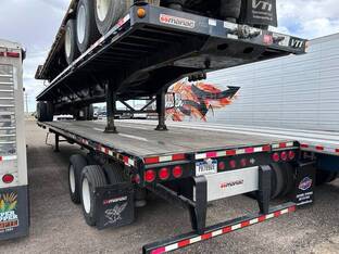 2019 MANAC 48' EXTENDABLE STEEL FLATBED, 53' X 102,