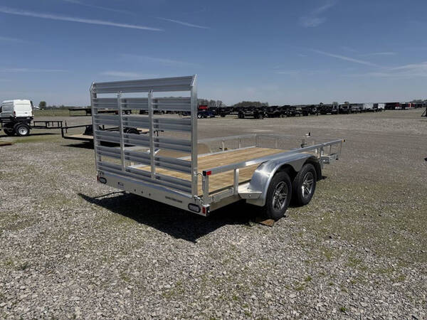 2026 Sure-Trac 7''x14' 7k aluminum tube top utility tra